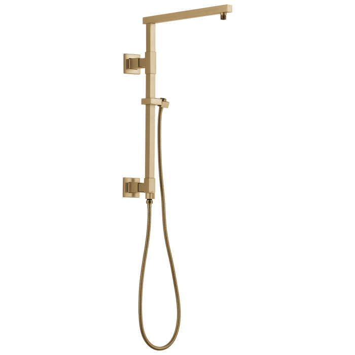 Delta Universal Showering Components 58410 Shower Column 18" Angular, lumicoat champagne bronze