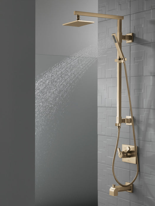 Delta Universal Showering Components 58420 Shower Column 26" Angular, lumicoat champagne bronze - view 3