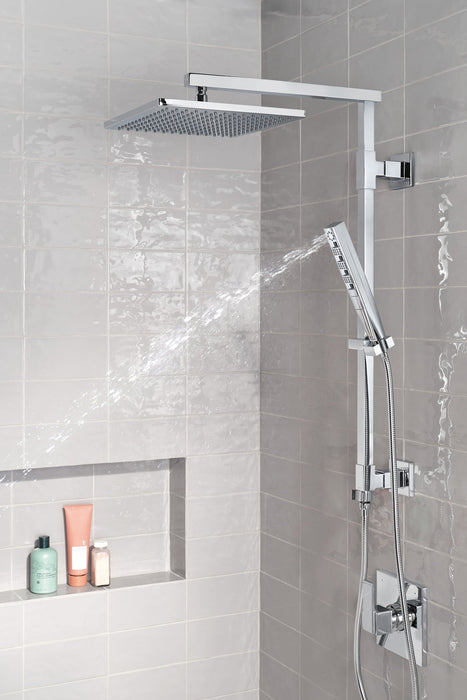 Delta Universal Showering Components 58420 Shower Column 26" Angular, lumicoat chrome - view 4