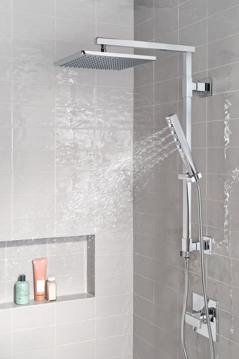 Delta Universal Showering Components 58420 Shower Column 26" Angular, lumicoat chrome - view 5