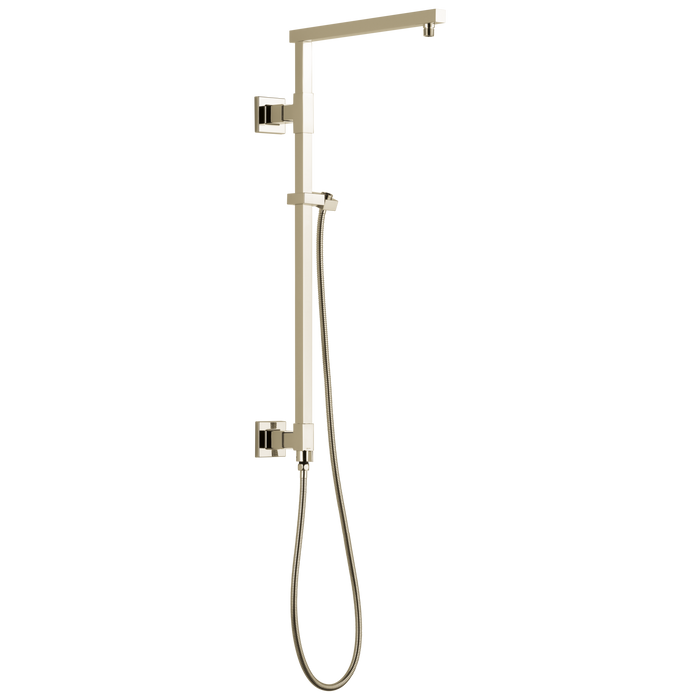 Delta Universal Showering Components 58420 Shower Column 26" Angular, lumicoat polished nickel