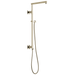Delta Universal Showering Components 58420 Shower Column 26" Angular, lumicoat polished nickel
