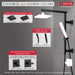 Delta Universal Showering Components 58420 Shower Column 26" Angular, matte black - view 2
