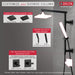 Delta Universal Showering Components 58420 Shower Column 26" Angular, matte black - view 3