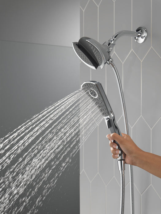 Delta Universal Showering Components 58467 In2ition 4-Setting Two-in-One Shower, chrome - view 4