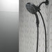 Delta Universal Showering Components 58472 H2OKINETIC In2ition 4-Setting Two-in-One Shower, matte black - view 3