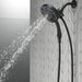Delta Universal Showering Components 58472 H2OKINETIC In2ition 4-Setting Two-in-One Shower, matte black - view 5