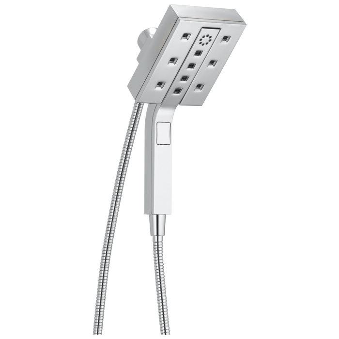 Delta Universal Showering Components 58473 H2OKINETIC In2ition 4-Setting Two-in-One Shower, lumicoat chrome