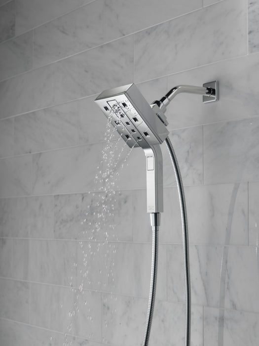 Delta Universal Showering Components 58473 H2OKINETIC In2ition 4-Setting Two-in-One Shower, lumicoat chrome - view 3