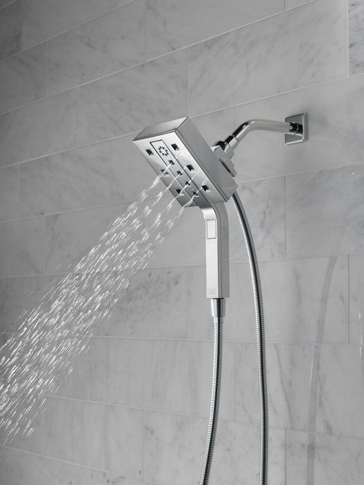 Delta Universal Showering Components 58473 H2OKINETIC In2ition 4-Setting Two-in-One Shower, lumicoat chrome - view 5