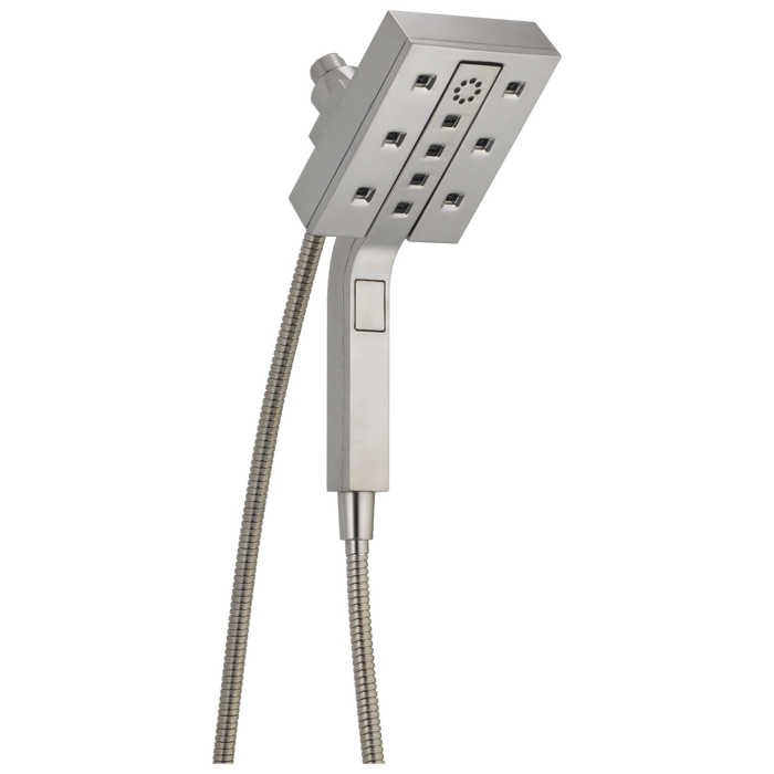Delta Universal Showering Components 58473 H2OKINETIC In2ition 4-Setting Two-in-One Shower, lumicoat stainless