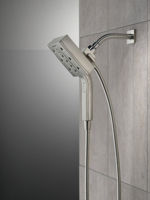 Delta Universal Showering Components 58473 H2OKINETIC In2ition 4-Setting Two-in-One Shower