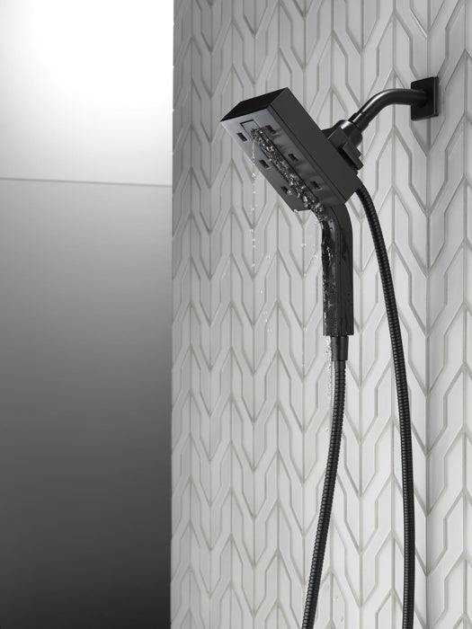 Delta Universal Showering Components 58473 H2OKINETIC In2ition 4-Setting Two-in-One Shower, matte black 3 - view 3