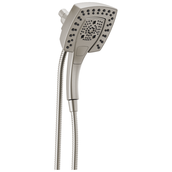Delta Universal Showering Components 58474 H2OKINETIC In2ition 5-Setting Two-in-One Shower, lumicoat stainless