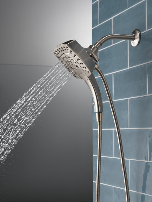 Delta Universal Showering Components 58474 H2OKINETIC In2ition 5-Setting Two-in-One Shower