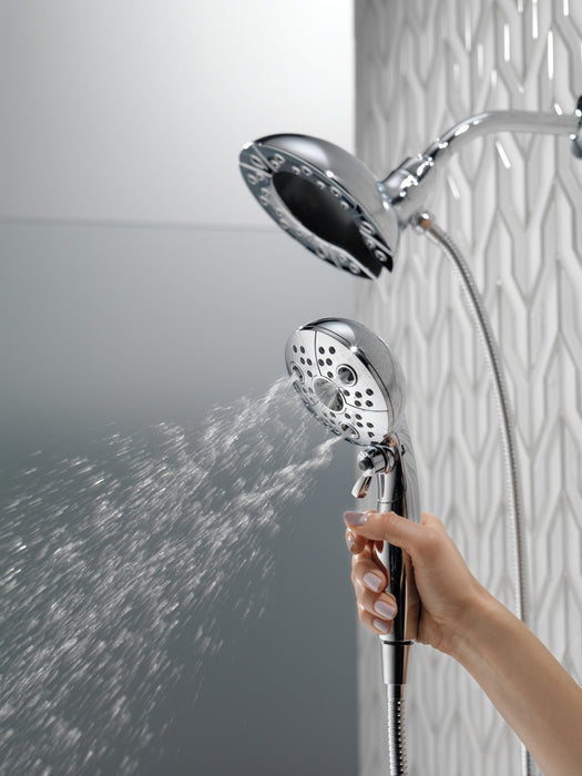 Delta Universal Showering Components 58480 H2OKINETIC In2ition 5-Setting Two-in-One Shower, chrome - view 5