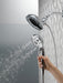 Delta Universal Showering Components 58480 H2OKINETIC In2ition 5-Setting Two-in-One Shower, chrome - view 5