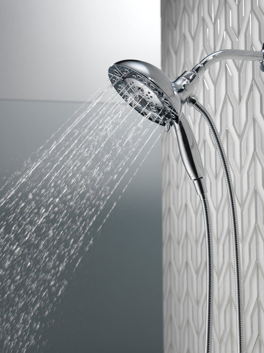 Delta Universal Showering Components 58480 H2OKINETIC In2ition 5-Setting Two-in-One Shower, lumicoat chrome - view 2