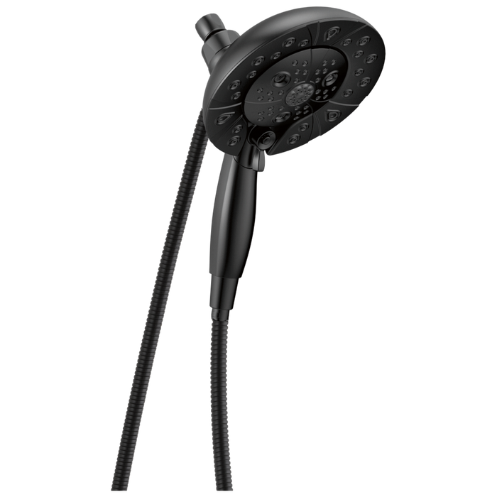 Delta Universal Showering Components 58480 H2OKINETIC In2ition 5-Setting Two-in-One Shower, matte black