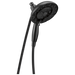 Delta Universal Showering Components 58480 H2OKINETIC In2ition 5-Setting Two-in-One Shower, matte black