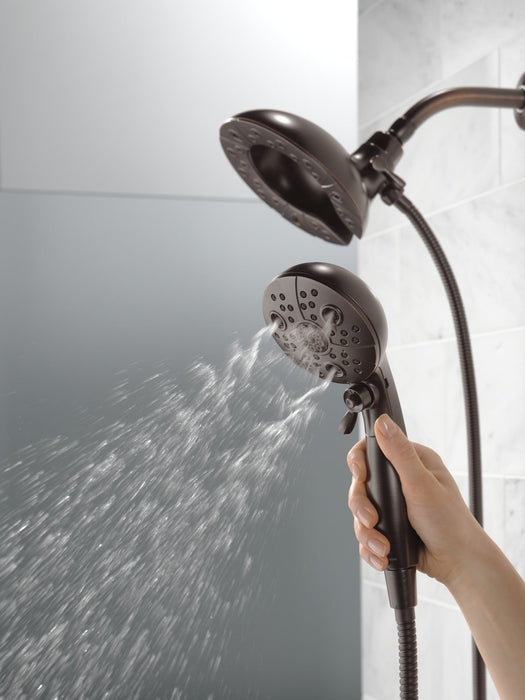 Delta Universal Showering Components 58480 H2OKINETIC In2ition 5-Setting Two-in-One Shower, venetian bronze - view 3