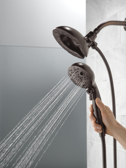 Delta Universal Showering Components 58480 H2OKINETIC In2ition 5-Setting Two-in-One Shower, venetian bronze - view 5