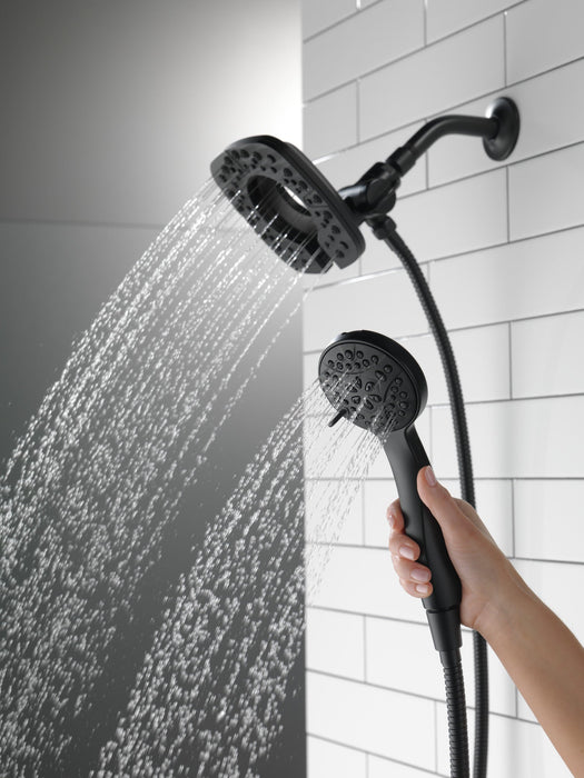 Delta Universal Showering Components 58498 In2ition HSSH 1.75 GPM 4-Setting, matte black - view 4