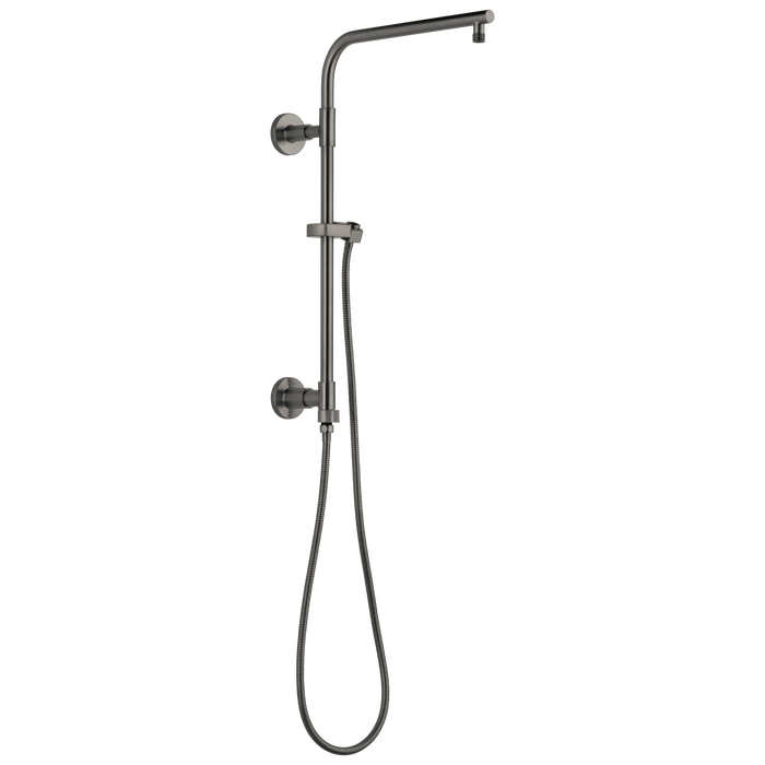 Delta Universal Showering Components 58810 Shower Column 18" Round, lumicoat black stainless