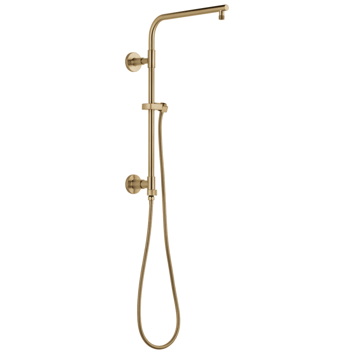 Delta Universal Showering Components 58810 Shower Column 18" Round, lumicoat champagne bronze