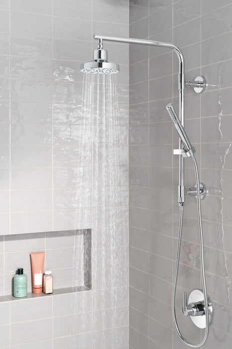 Delta Universal Showering Components 58810 Shower Column 18" Round, lumicoat chrome - view 5