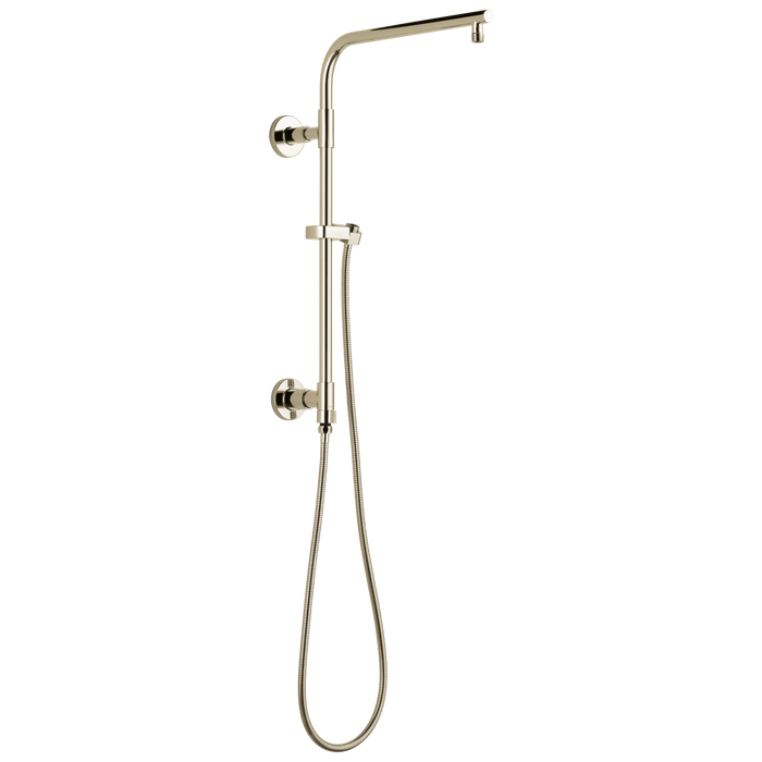 Delta Universal Showering Components 58810 Shower Column 18" Round, lumicoat polished nickel