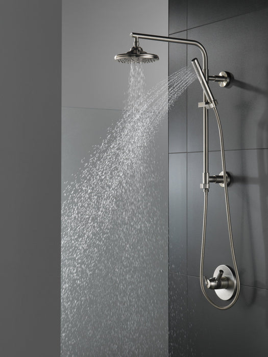 Delta Universal Showering Components 58810 Shower Column 18" Round, lumicoat stainless - view 4