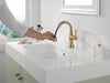 Delta Cassidy 597 Single Handle Pull Down Bathroom Faucet, champagne bronze - view 2