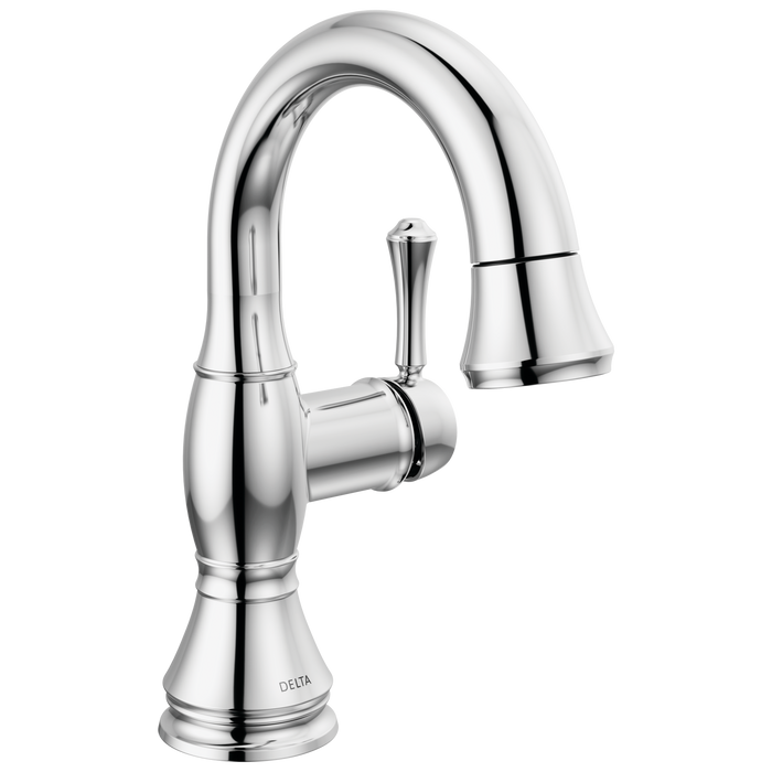 Delta Cassidy 597 Single Handle Pull Down Bathroom Faucet, chrome