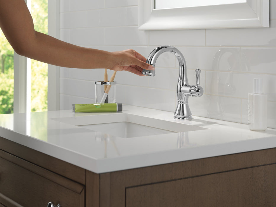 Delta Cassidy 597 Single Handle Pull Down Bathroom Faucet, chrome - view 2