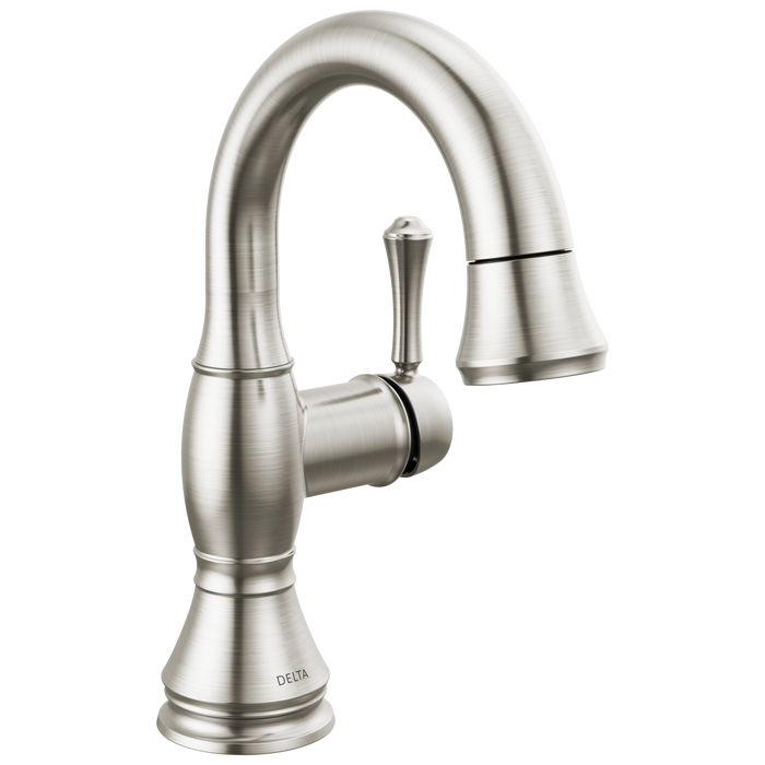 Delta Cassidy 597 Single Handle Pull Down Bathroom Faucet, stainless