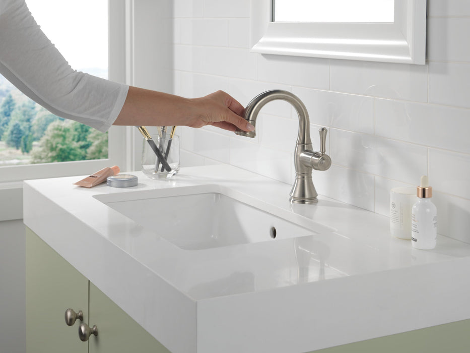 Delta Cassidy 597 Single Handle Pull Down Bathroom Faucet, stainless - view 3