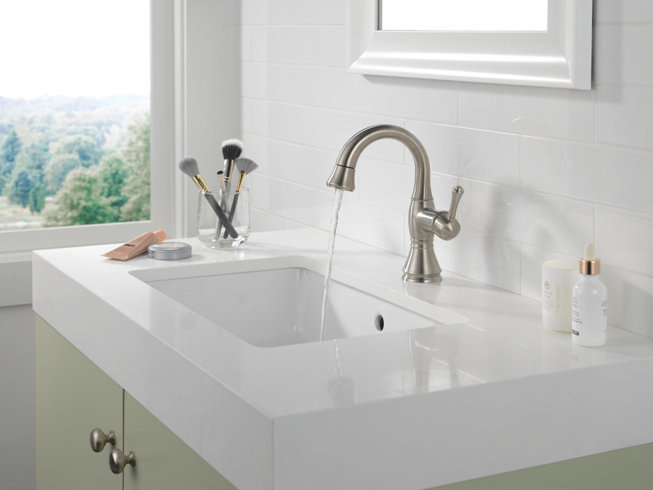 Delta Cassidy 597 Single Handle Pull Down Bathroom Faucet, stainless - view 5