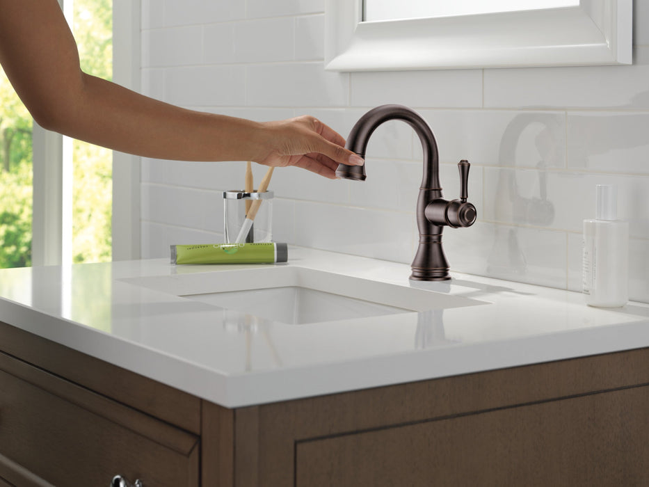 Delta Cassidy 597 Single Handle Pull Down Bathroom Faucet, venetian bronze - view 4