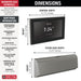 Delta Universal Showering Components 5CB Unilateral Digital Steam Package, lumicoat black stainless - view 5