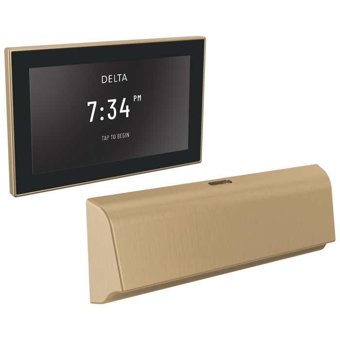 Delta Universal Showering Components 5CB Unilateral Digital Steam Package, lumicoat champagne bronze