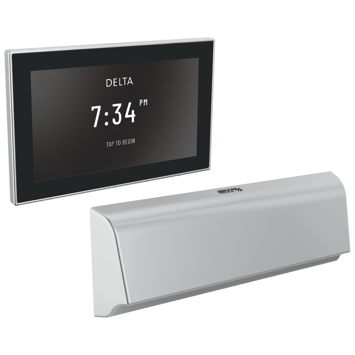 Delta Universal Showering Components 5CB Unilateral Digital Steam Package, lumicoat chrome