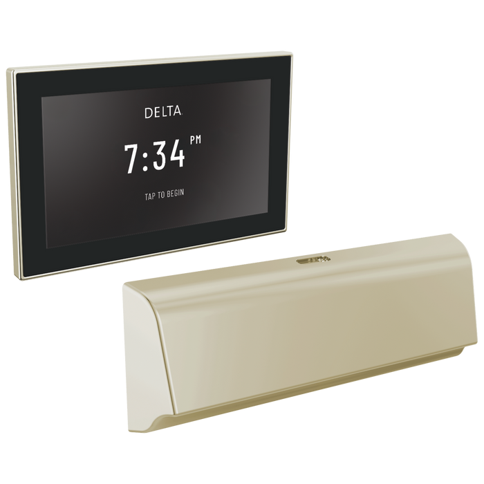 Delta Universal Showering Components 5CB Unilateral Digital Steam Package, lumicoat polished nickel