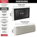 Delta Universal Showering Components 5CB Unilateral Digital Steam Package, lumicoat stainless - view 2