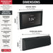 Delta Universal Showering Components 5CB Unilateral Digital Steam Package, matte black - view 5