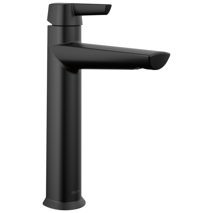 Delta Galeon 671 Single Handle Mid-Height Bathroom Faucet, matte black