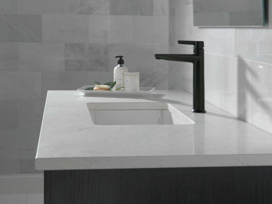 Delta Galeon 671 Single Handle Mid-Height Bathroom Faucet, matte black - view 4