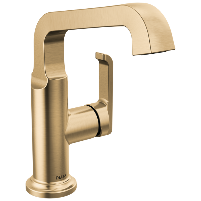 Delta Tetra 689 Single Handle Mid-Height Vessel Bathroom