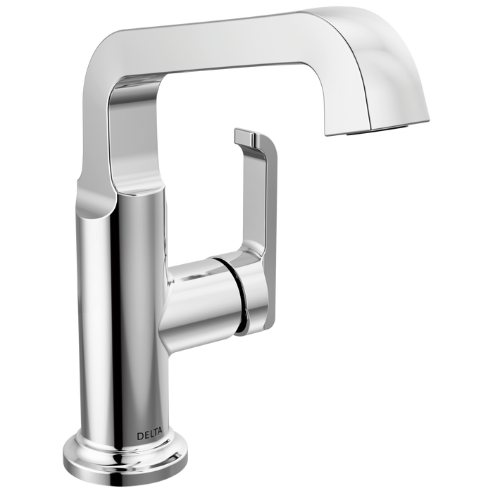 Delta Tetra 689 Single Handle Mid-Height Vessel Bathroom