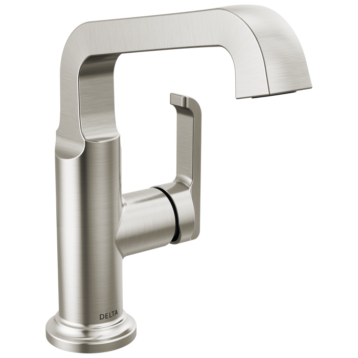 Delta Tetra 689 Single Handle Mid-Height Vessel Bathroom